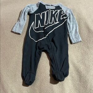Nike Kids Black and Gray One Piece